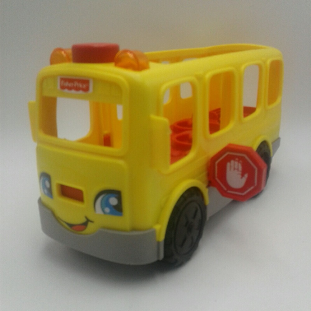 Fisher Price Little People Sit With Me School Bus Lights Sounds 2016 DJB52
